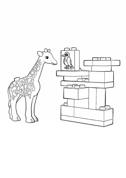 Лего Duplo раскраска