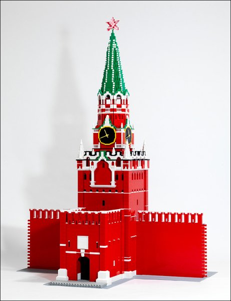 Спасская башня Московский Кремль лего