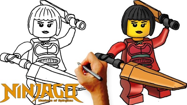Лего Ниндзяго how to draw LEGO