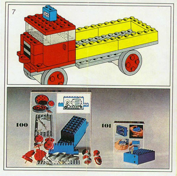 LEGO схема грузовика