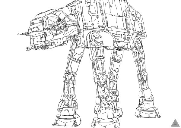 Раскраска Звездные войны c3po