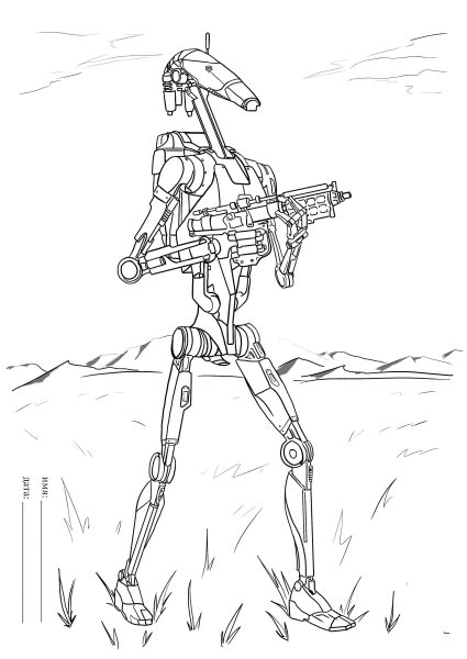 Раскраски c3po Звёздные войны дроид