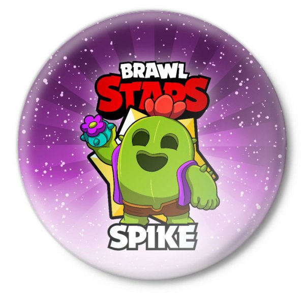 Спайк Brawl Stars значок