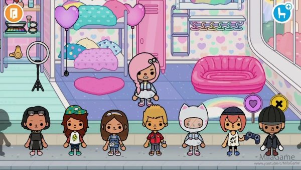 Toca World Life семья