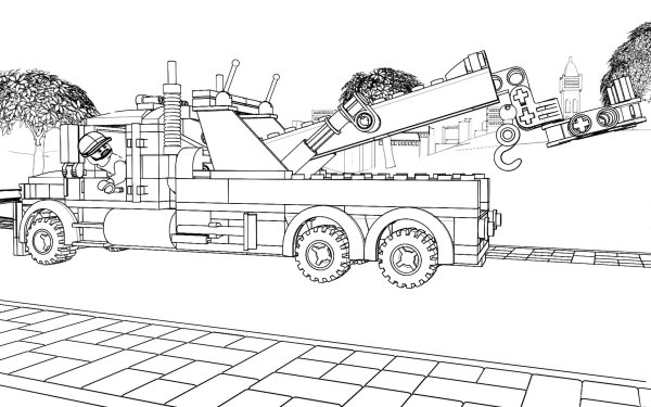 Раскраски LEGO Technic