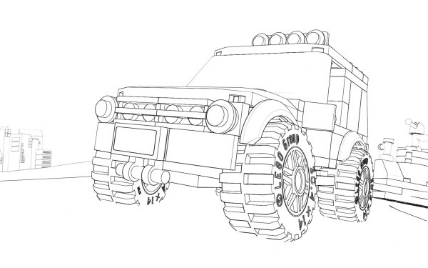 Раскраски LEGO Technic
