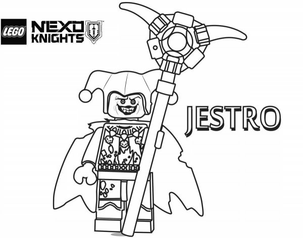 Раскраска LEGO Nexo Knights