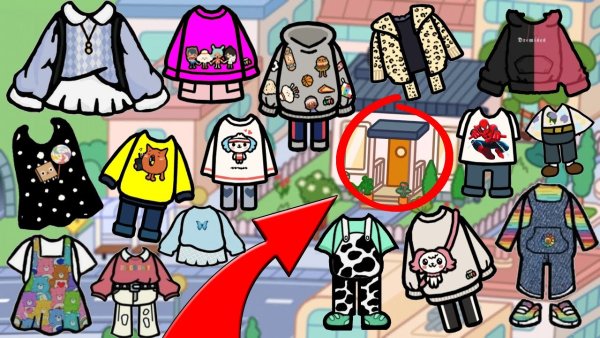 Toca boca Life одежда