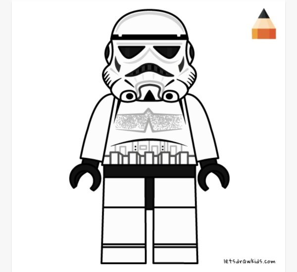 Штурмовика LEGO Star Wars рисунок