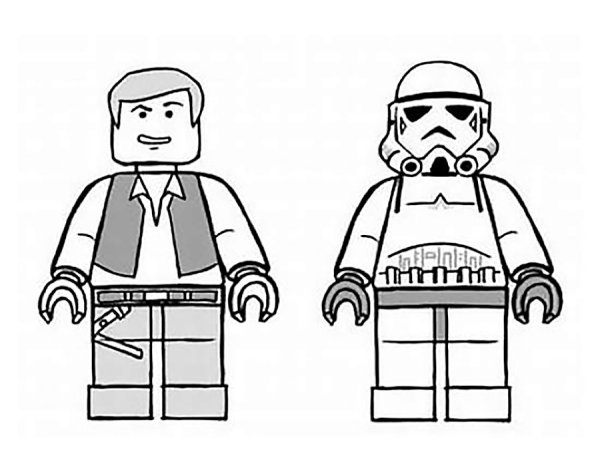 Раскраски LEGO Star Wars