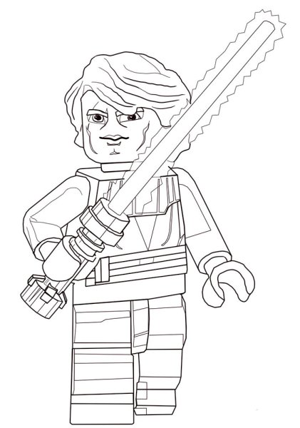 Раскраски LEGO Star Wars