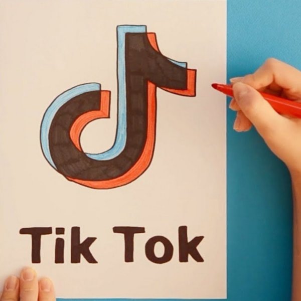 Легкие рисунки для тик тока