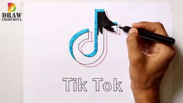 Тик ток для срисовки карандашом