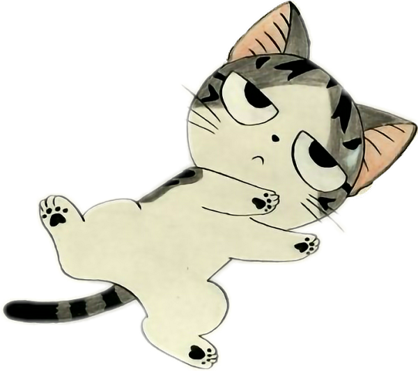 Стикеры аниме кот