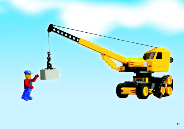 Подъемный кран LEGO WEDO