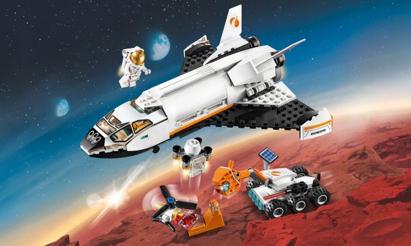 Конструктор LEGO City 60226 шаттл для исследований Марса