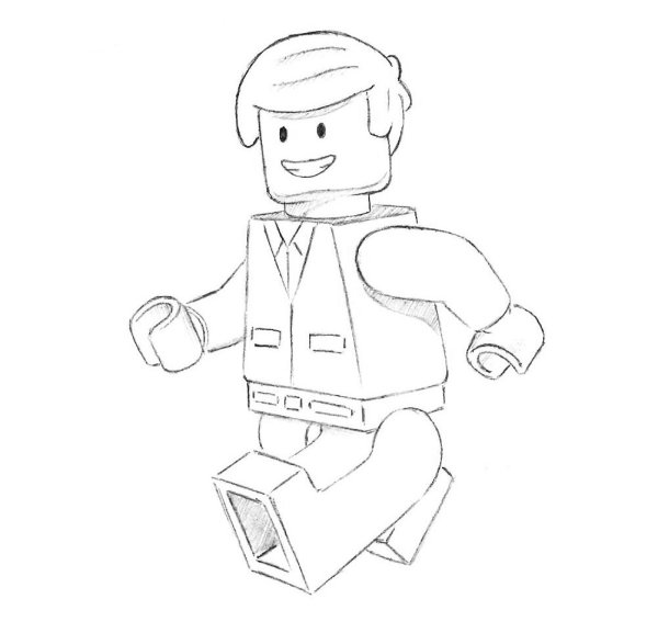 LEGO man risovat