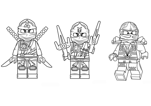 Раскраски LEGO Ninjago