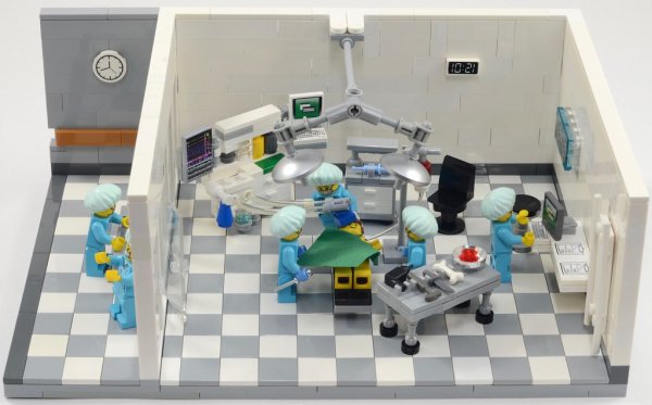 Лего госпиталь moc
