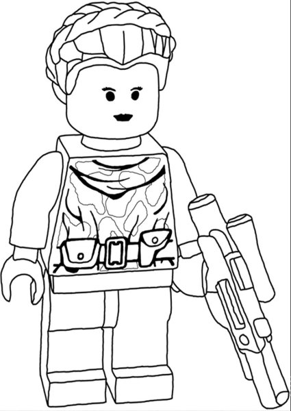 Раскраски LEGO Star Wars
