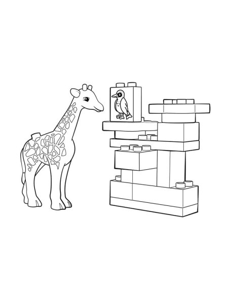 Лего Duplo раскраска