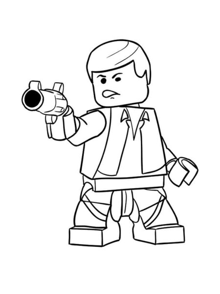 Раскраски LEGO Star Wars
