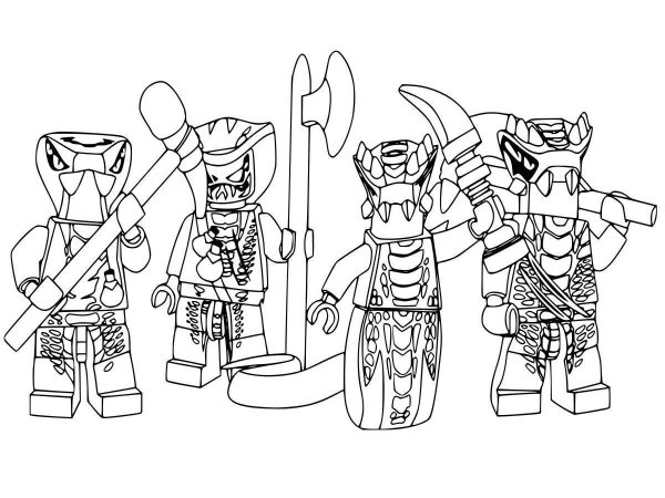 Раскраски LEGO Ninjago
