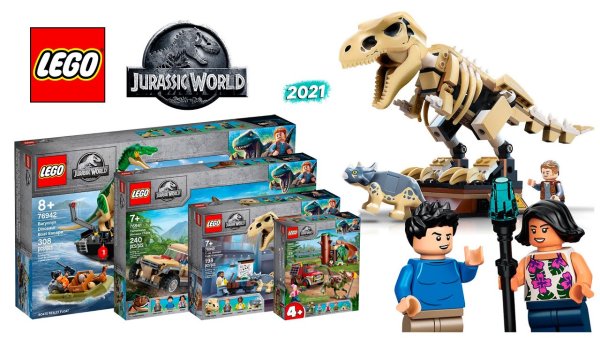 Лего наборы Jurassic World 2021