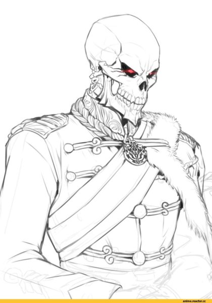 Ainz Ooal Gown скетч