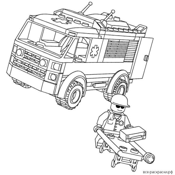 Рисунки машина полиция лего (46 фото)