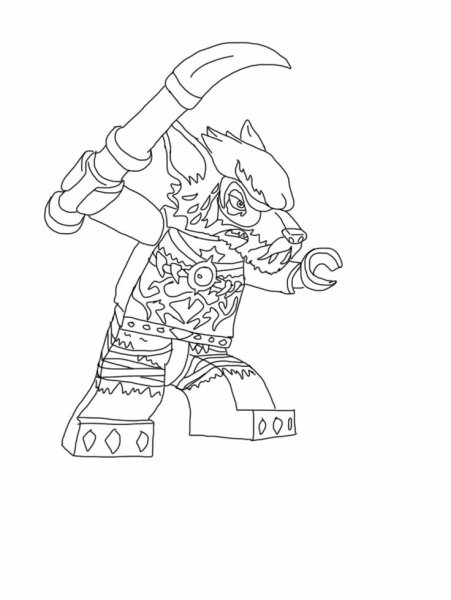 Раскраски LEGO Chima