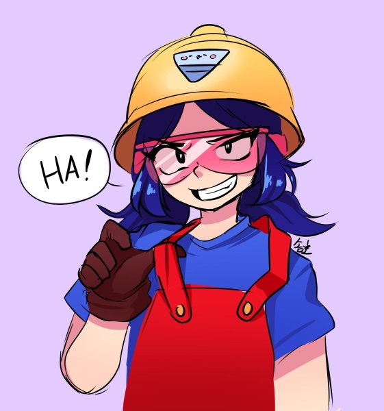 Джеки арт Brawl Stars