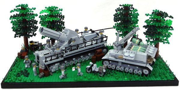 LEGO ww2 Diorama