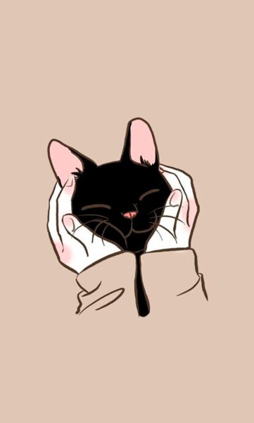 Мультяшные котики Эстетика