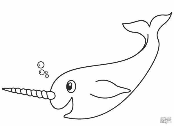 Раскраски единорог кит (45 фото)