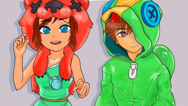 Brawl Stars Леон и Нита