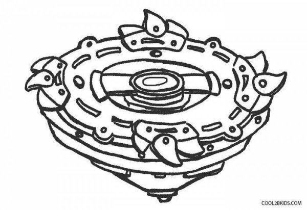 Beyblade Burst раскраска