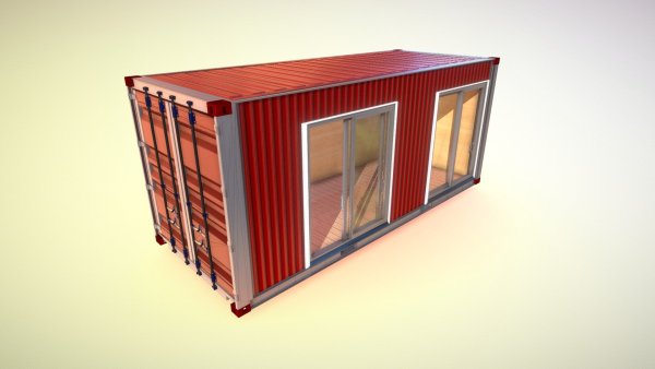Семейство контейнер Revit 3х6х2