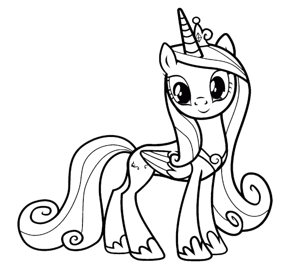 My little Pony раскраска