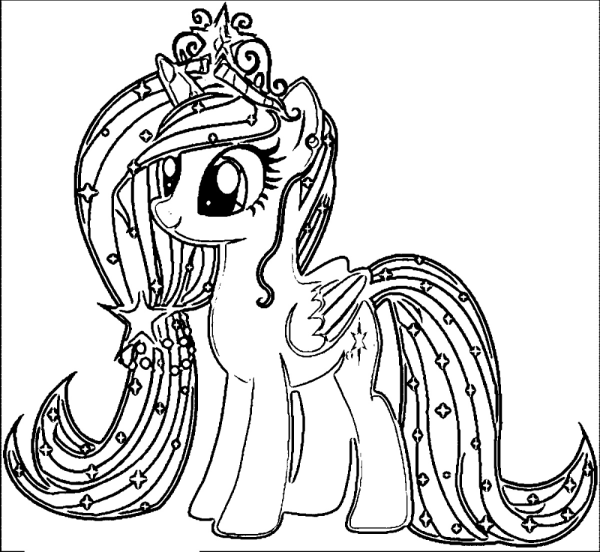 My little Pony раскраска