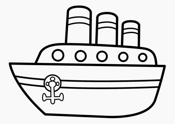 Раскраски на морскую тему корабли (48 фото)