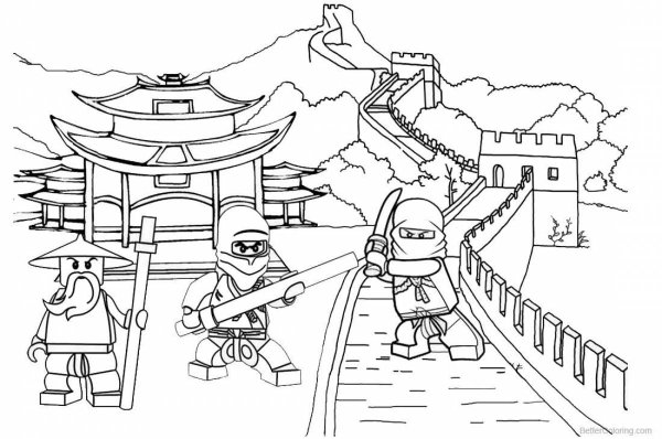 Раскраски LEGO Ninjago