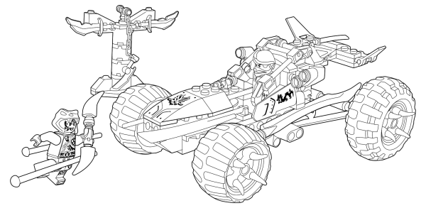 Раскраски LEGO Technic