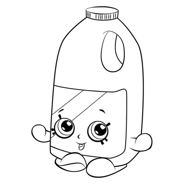 Молоко раскраска