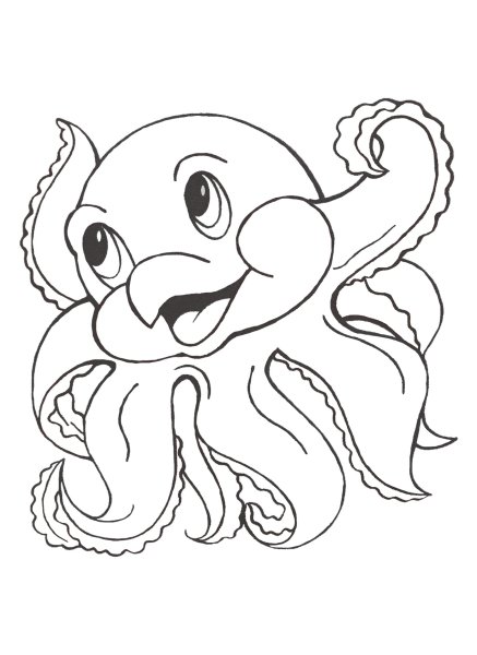 Раскраски сказочные морские