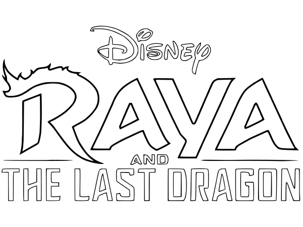 Raya the last Dragon раскраска