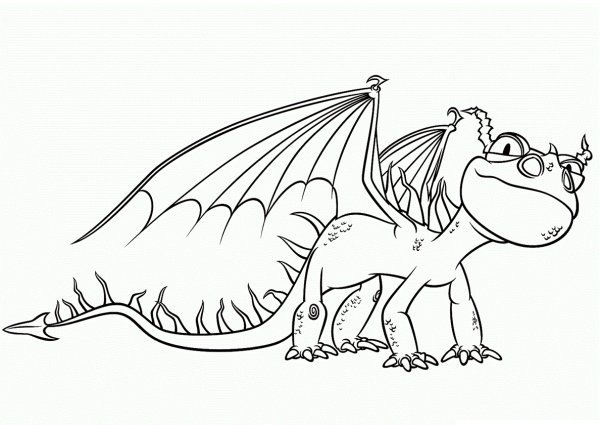 Раскраски пятиголовый дракон (43 фото)