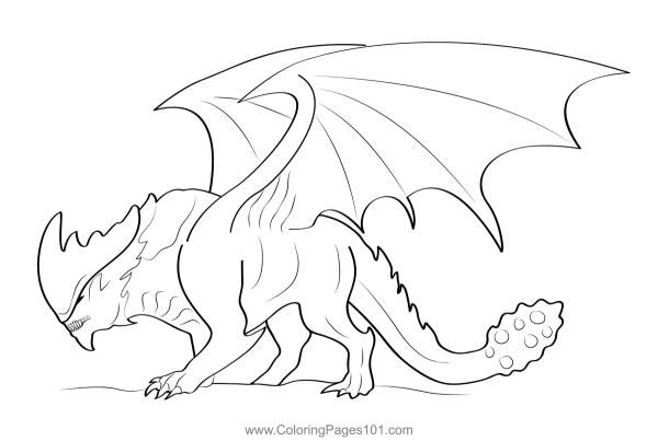 Раскраски дракон мрачнозуб (46 фото)
