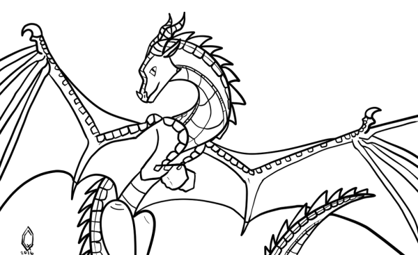 Wings of Fire раскраска