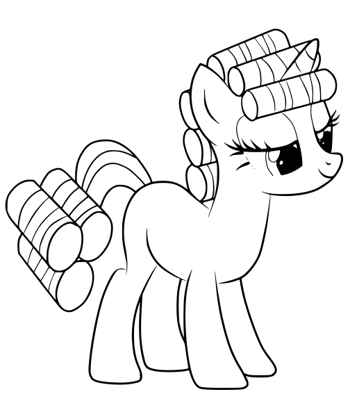 My little Pony раскраска Рарити